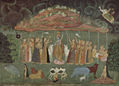 Krishna y la montaña Govardhân