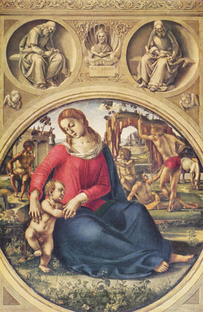 Mary with Child, Tondo