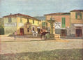 View of the "Piazzetta" of Settignano