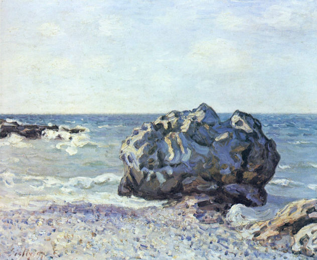 Bay of Langland with Rocks
