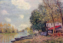 Der Loing in Moret