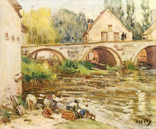 The Washerwomen of Moret 