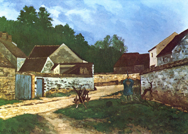 Dorfstrasse en Marlotte