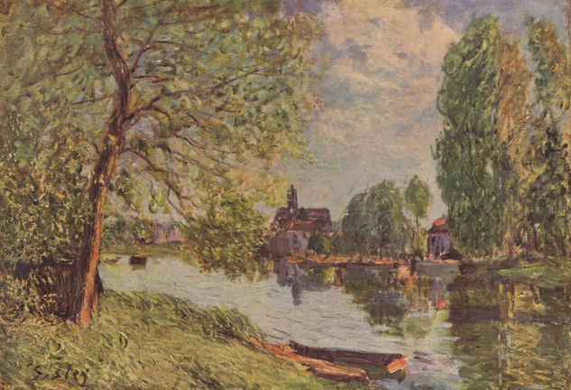 Flußlandschaft bei Moret-sur-Loing 