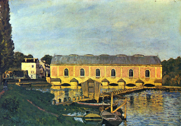 Casa de máquinas de la bomba en Marly