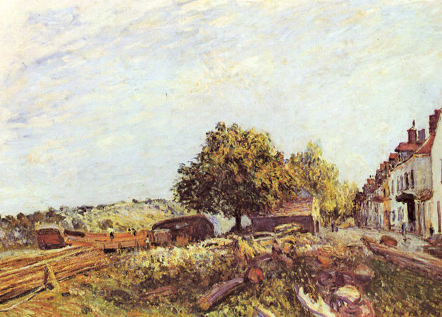 Saint-Mammès por la mañana