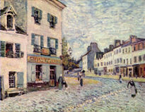 Straße in Marly