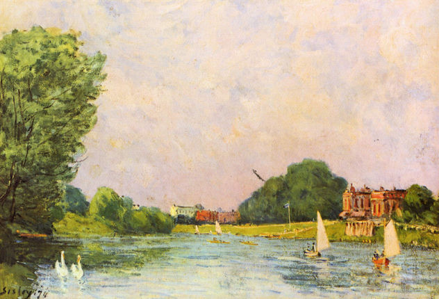 Themse en Hampton Court
