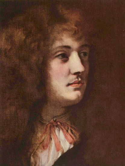 Young Man with Hand on Chest, Detail 