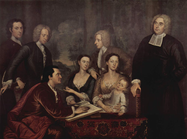 Familienporträt del decano George Berkeley