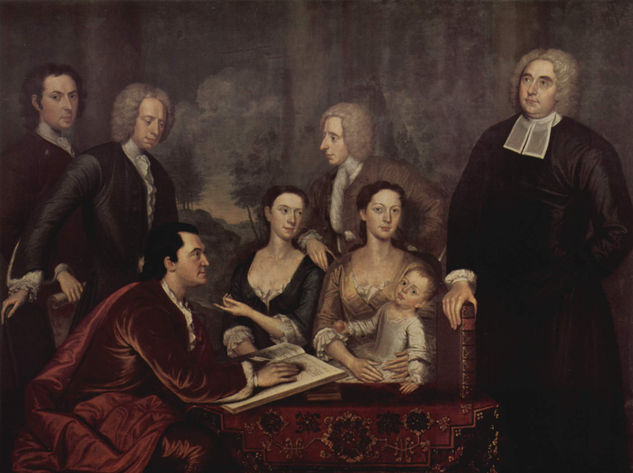 Familienporträt del decano George Berkeley 