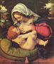 Madonna with the Green Cushion (Maria lactans)