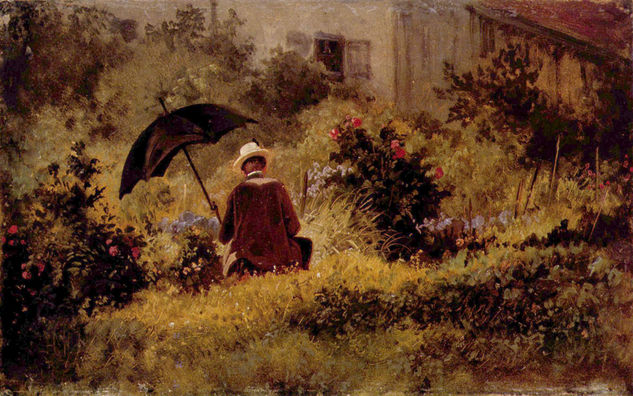 The Painter in the Garden 