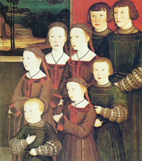 Konrad Rehlinger the Elder with His Eight Sons, Right Panel 