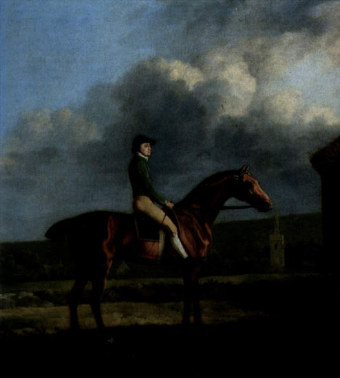 Portrait of the Rider John Larkin, Detail 