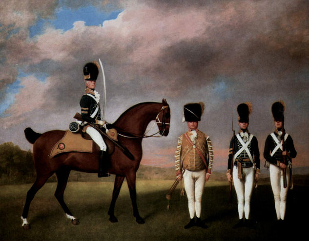 Soldiers of the 10th Dragoon Regiment 