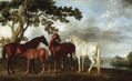 Mares and Colts in a River Landscape