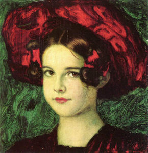 Mary with Red Hat