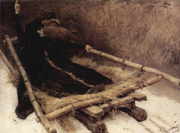 The Boyarina Morosova in the Sledge