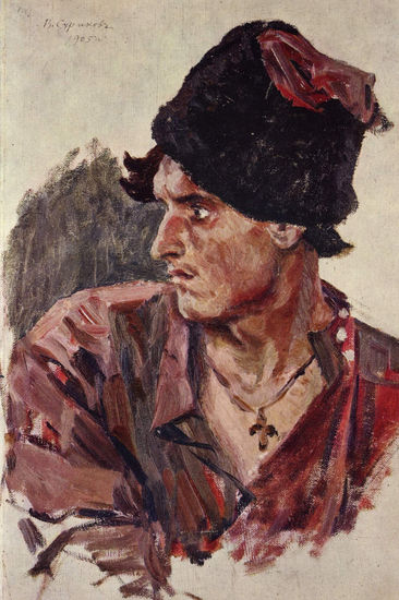 Head of a Young Cossack 