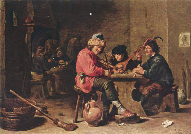 Three Peasant Musicians 