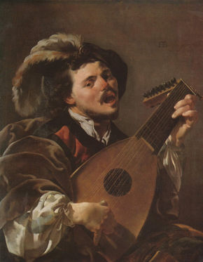 The Lutenist Singing