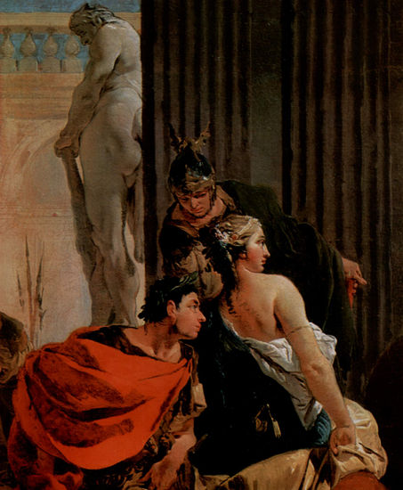 Alexander the Great and Campaspe in the Workshop of Apelles, Detail 