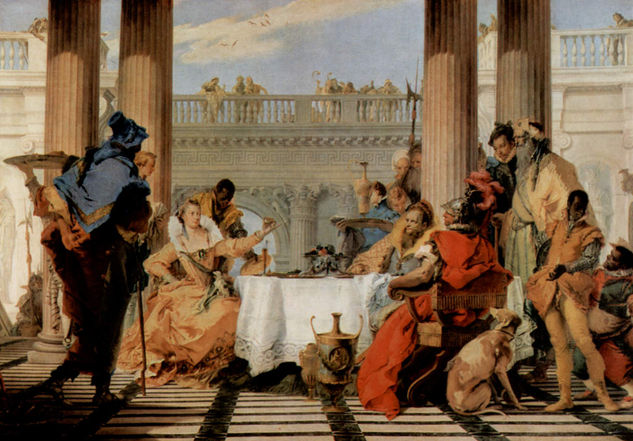 El banquete de Cleopatra 