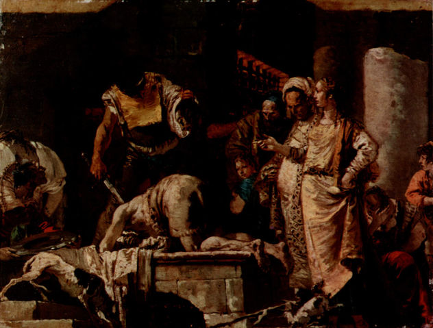La decapitación de Juan el Bautista