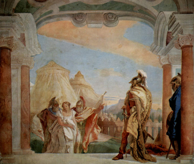 Frescos en la Villa Vallmarana, Vicenza, escena 