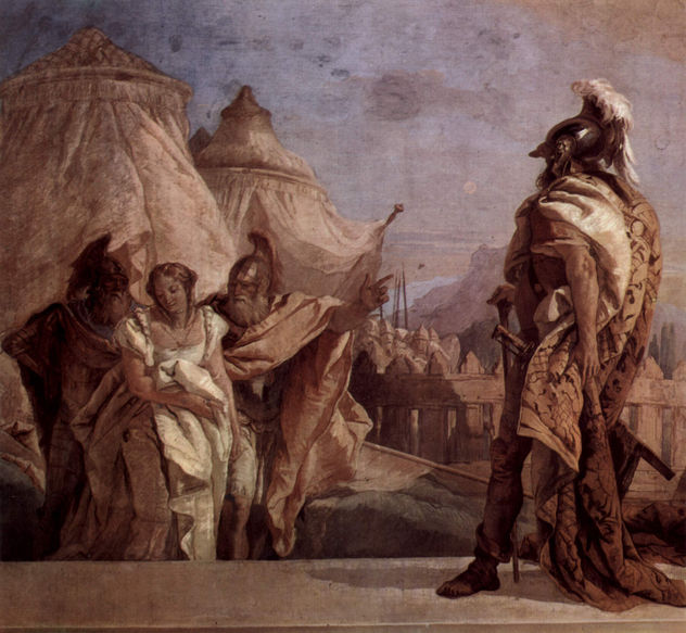 Frescos en la Villa Vallmarana, Vicenza, escena