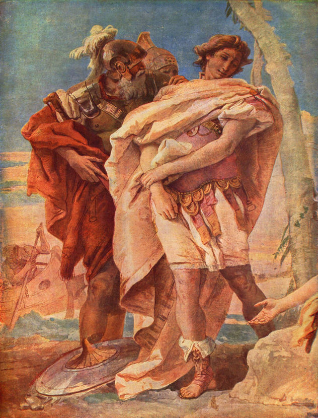 Frescos in the Villa Vallmarana, Vicenza, scene