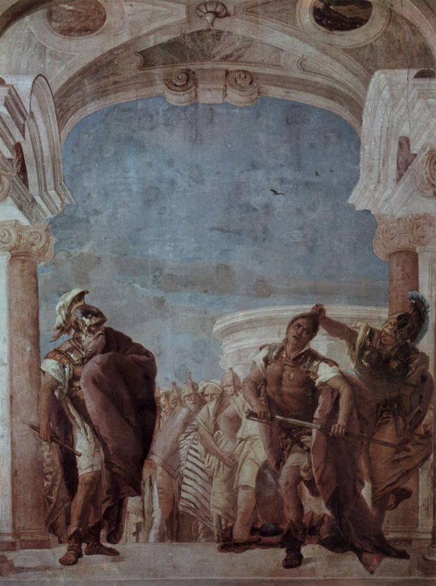 Frescos in the Villa Vallmarana, Vicenza, scene