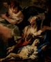 Hagar and Ishmael, pendant to "Abraham and the Angels"