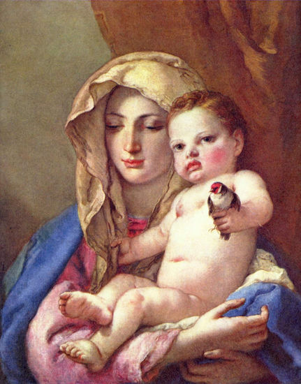 Madonna con el jilguero 