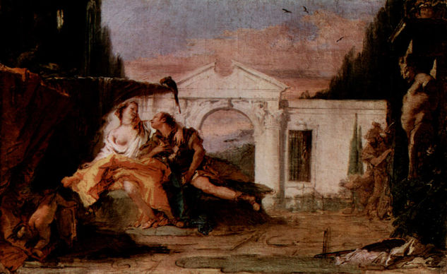 Rinaldo y Armida, boceto para la pintura homónima de Múnich 