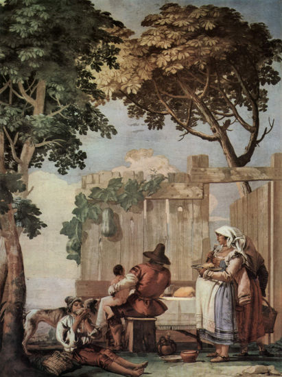 Frescos in the Villa Vallmarana, Vicenza, scene 