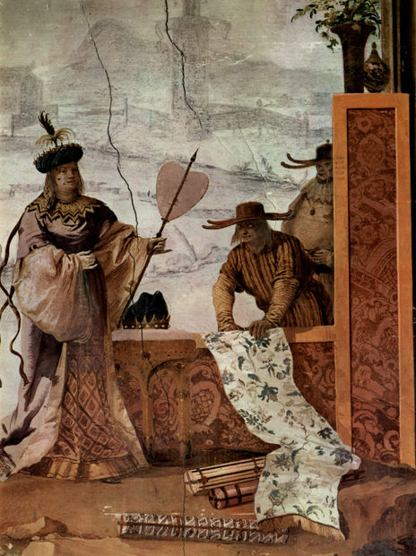 Frescos in the...