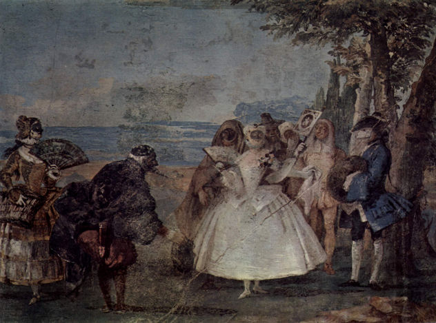 Frescos en la Villa Vallmarana, Vicenza, escena