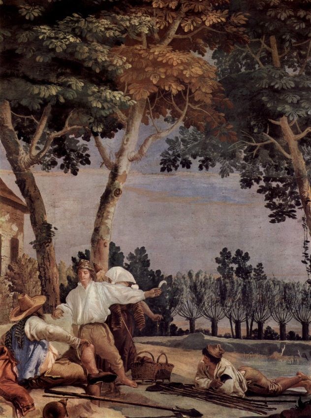 Frescos en la Villa Vallmarana, Vicenza, escena