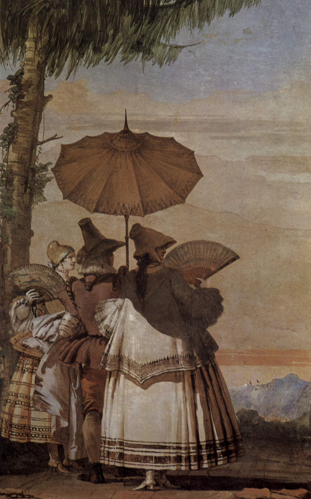 Frescos en la Villa Vallmarana, Vicenza, escena