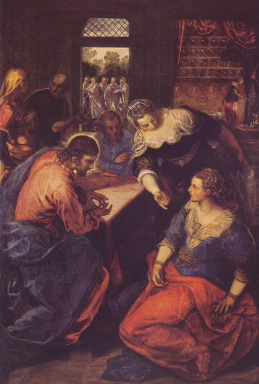 Christ with Mary and Martha 