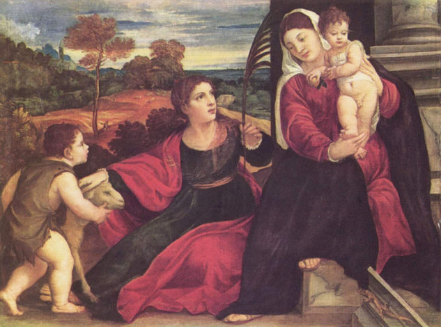 Madonna with Saint Agnes and Saint John the Baptist 