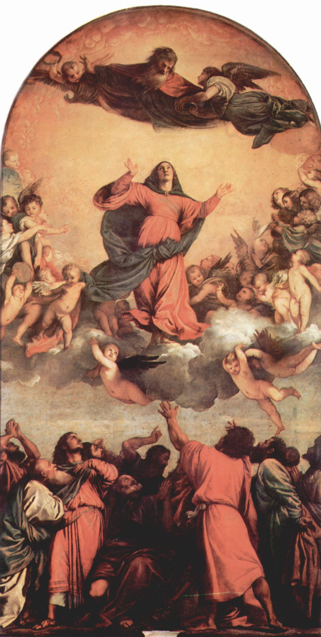 La Asunción, altar mayor para Sta. Maria Gloriosa dei Frari en Venecia