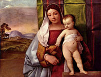 María con el Niño...