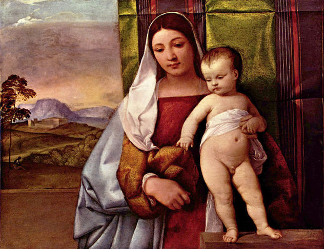 Mary with the Child (known as the Gypsy Virgin)