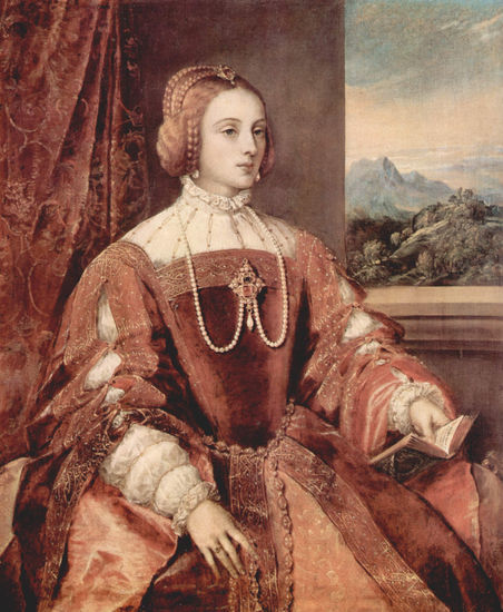 Portrait of Empress Isabella of Portugal 