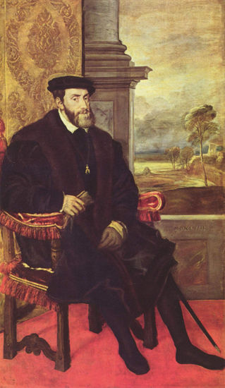 Retrato de Carlos V en un sillón 