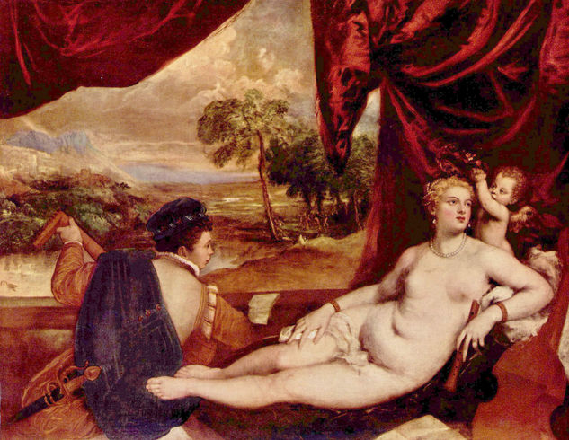 Venus y el laúdista 