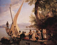 The departure of the bridal procession